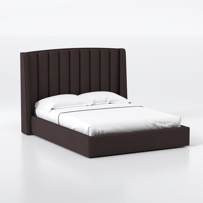 Кровать Lambro 180х200 темно-коричневого цвета с подъемным механизмом Кровать Lambro 180х200 темно-коричневого цвета с подъемным механизмом