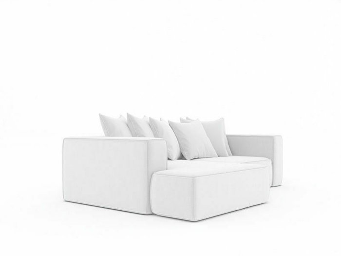 Угловой диван-кровать Норман 252 светло-серого цвета - лучшие Угловые диваны в INMYROOM