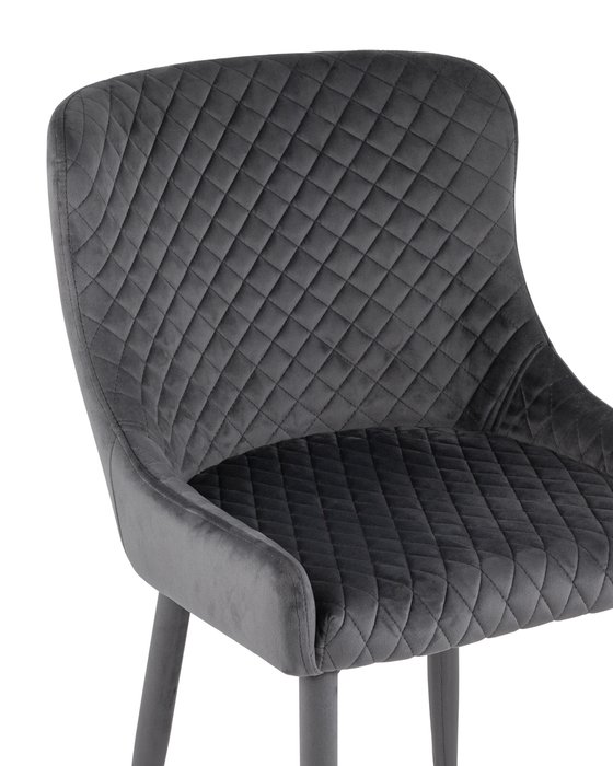 Стул Ститч  серого цвета - купить Обеденные стулья по цене 4990.0