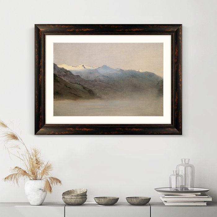 Репродукция картины Долина Гаштайн в тумане, 1877г. - лучшие Картины в INMYROOM