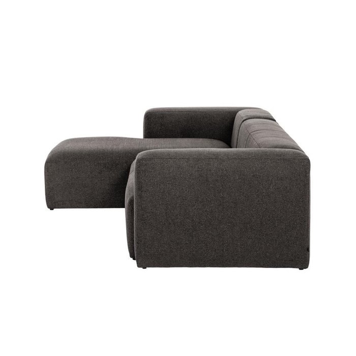 Угловой диван Grey Blok  темно-серого цвета - лучшие Угловые диваны в INMYROOM