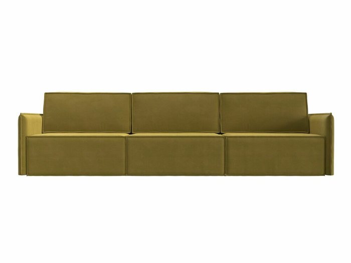 Прямой диван-кровать Либерти лонг желтого цвета - купить Прямые диваны по цене 74999.0