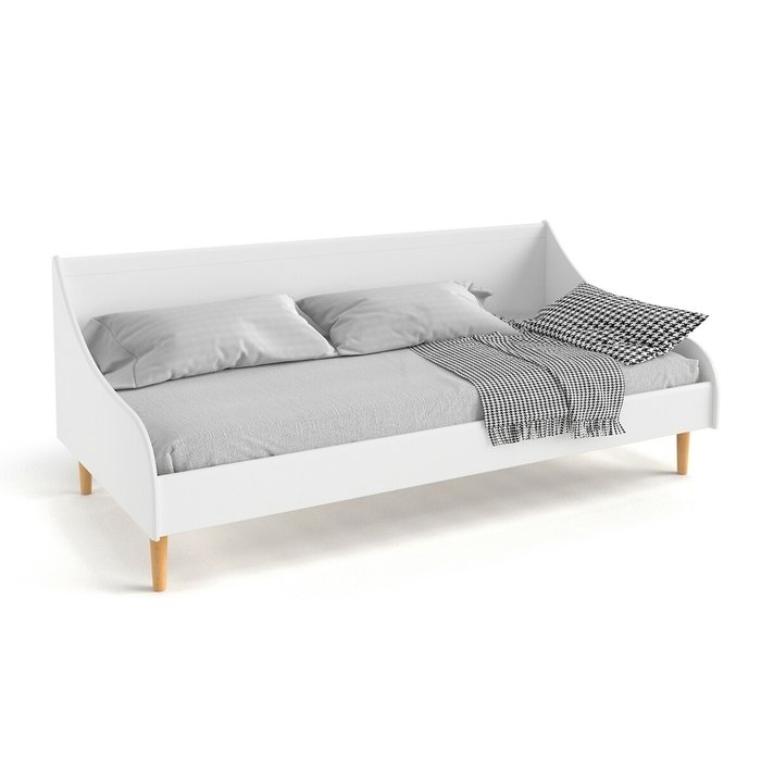 Диван-кровать Jimi 90x190 белого цвета - купить Прямые диваны по цене 37180.0