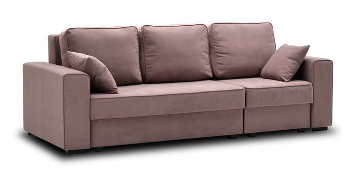 Диван-кровать Астон розового цвета - купить Прямые диваны по цене 71800.0
