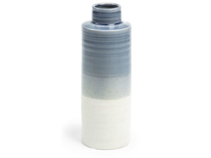 Керамическая ваза Archetyp бело-голубого цвета 