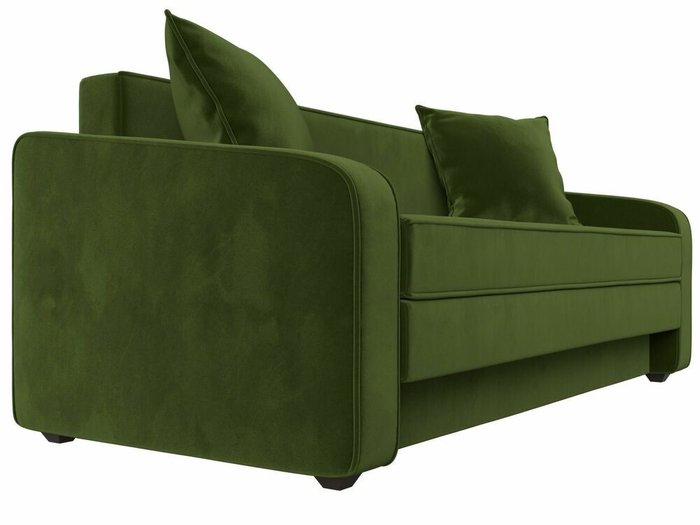 Диван-кровать Лига 013 зеленого цвета - лучшие Прямые диваны в INMYROOM