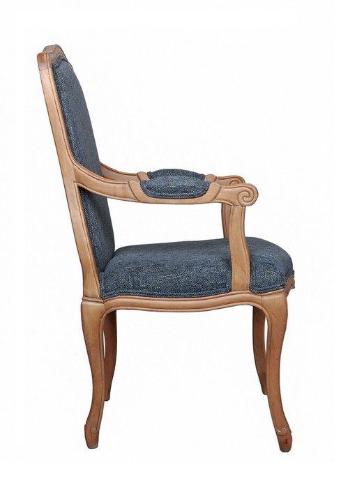 Стул Wallis blue синего цвета - лучшие Обеденные стулья в INMYROOM