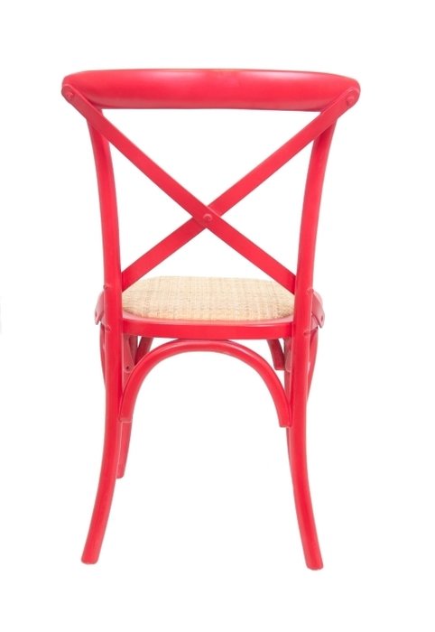 Венский стул Cross Back Red - лучшие Обеденные стулья в INMYROOM
