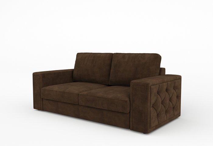 Диван-кровать Вивьен коричневого цвета - лучшие Прямые диваны в INMYROOM