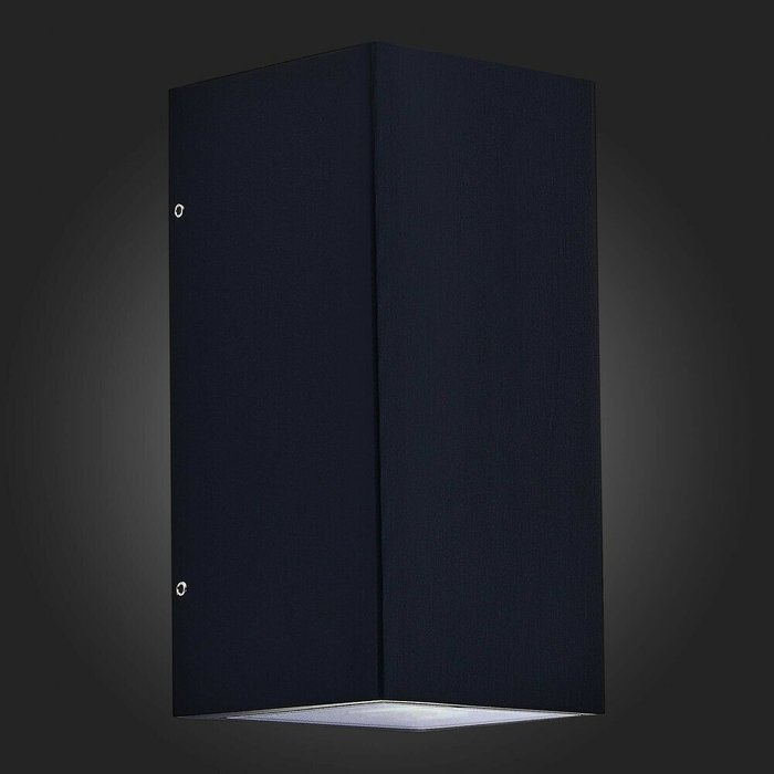 Светильник уличный настенный ST-Luce Черный GU10 2*35W CIPRIA - купить Настенные уличные светильники по цене 3120.0 Светильник уличный настенный ST-Luce Черный GU10 2*35W CIPRIA - купить Настенные уличные светильники по цене 3120.0
