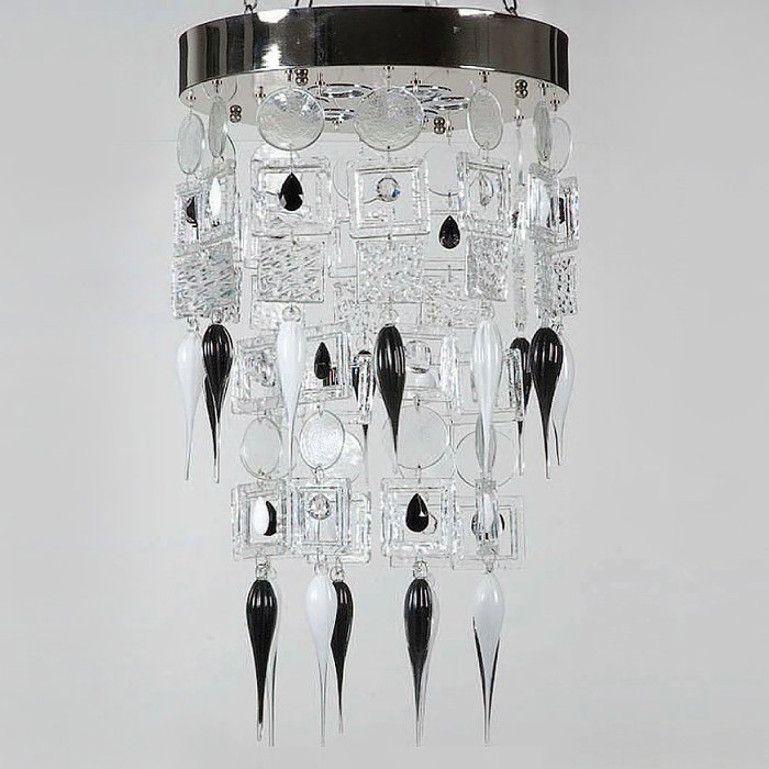 Подвесная Люстра Jago с подвесками из муранского стекла - купить Подвесные люстры по цене 134900.0