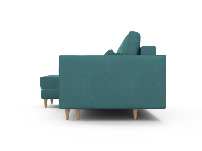 Угловой диван-кровать Дрезден зеленого цвета - лучшие Угловые диваны в INMYROOM