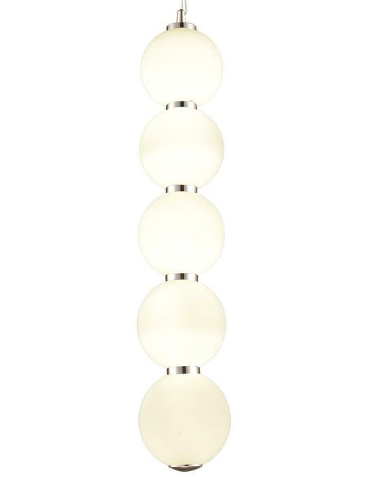 Подвесной светодиодный светильник Loft Led Lamps бело-золотого цвета - купить Подвесные светильники по цене 11699.0