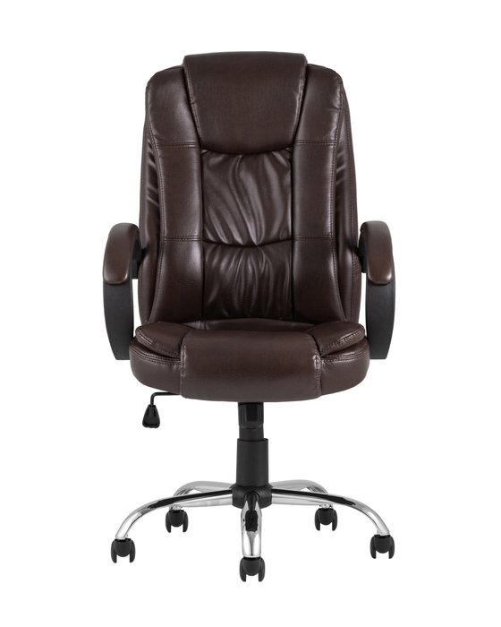 Кресло офисное Top Chairs Atlant коричневого цвета - купить Офисные кресла по цене 4490.0