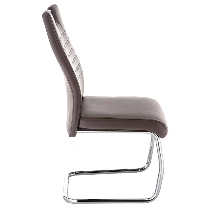 Стул Tur темно-коричневого цвета - лучшие Обеденные стулья в INMYROOM