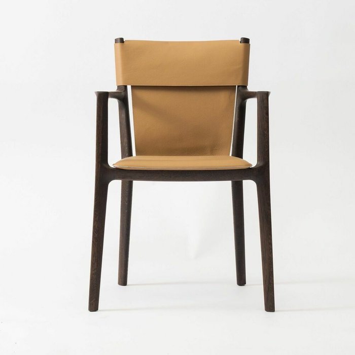 Стул Нобиле бежево-оранжевого цвета - купить Обеденные стулья по цене 38500.0