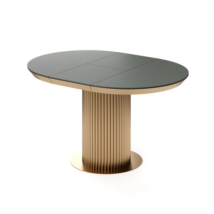 Раздвижной обеденный стол Фрах с черной столешницей - купить Обеденные столы по цене 152460.0