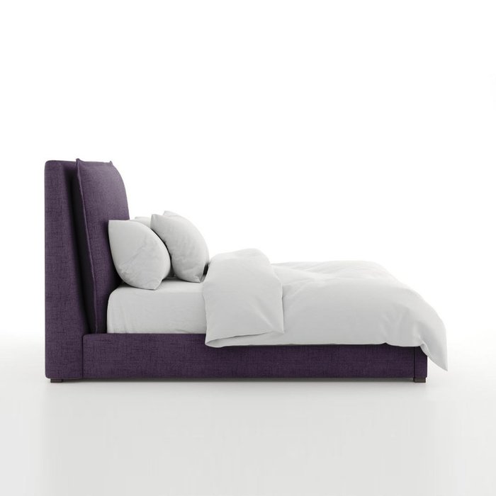Кровать Sloane 140х200 фиолетового цвета без подъемного цвета - лучшие Кровати для спальни в INMYROOM