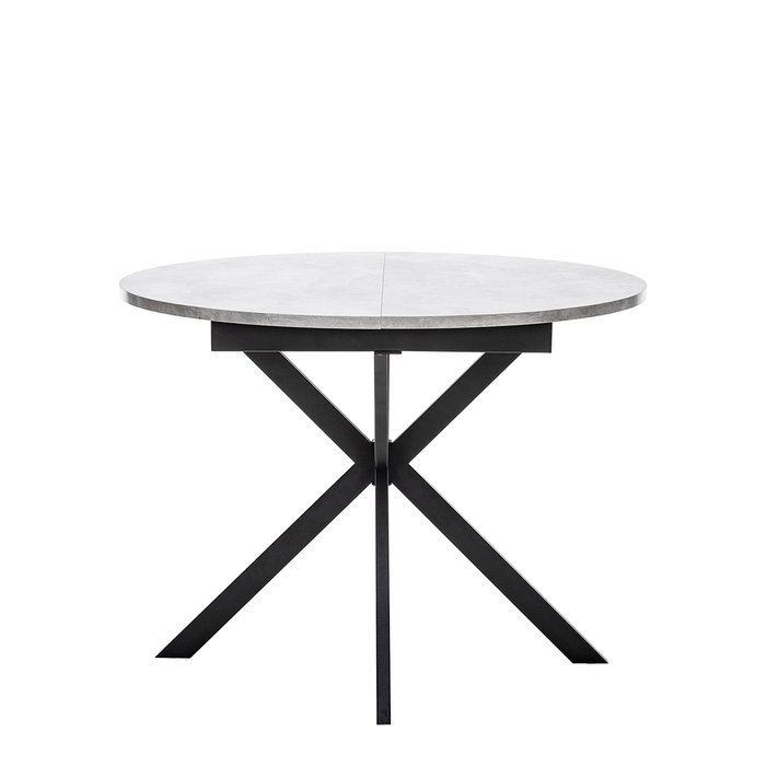 Раздвижной обеденный стол Капри серого цвета - купить Обеденные столы по цене 20160.0