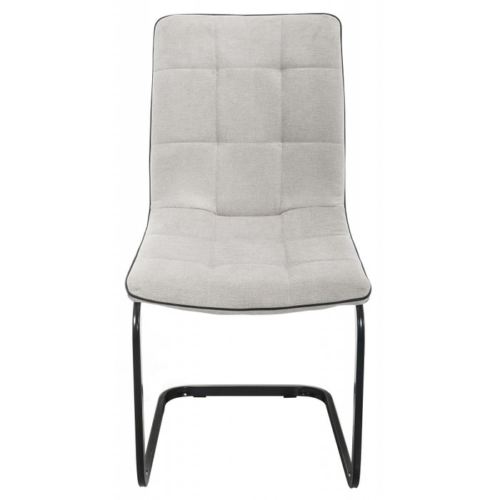 Стул Nana на металлическом каркасе с обивкой светло-серого цвета - купить Обеденные стулья по цене 5270.0
