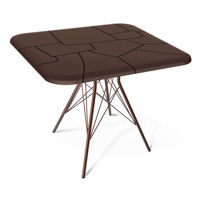 Обеденный стол Francis коричневого цвета