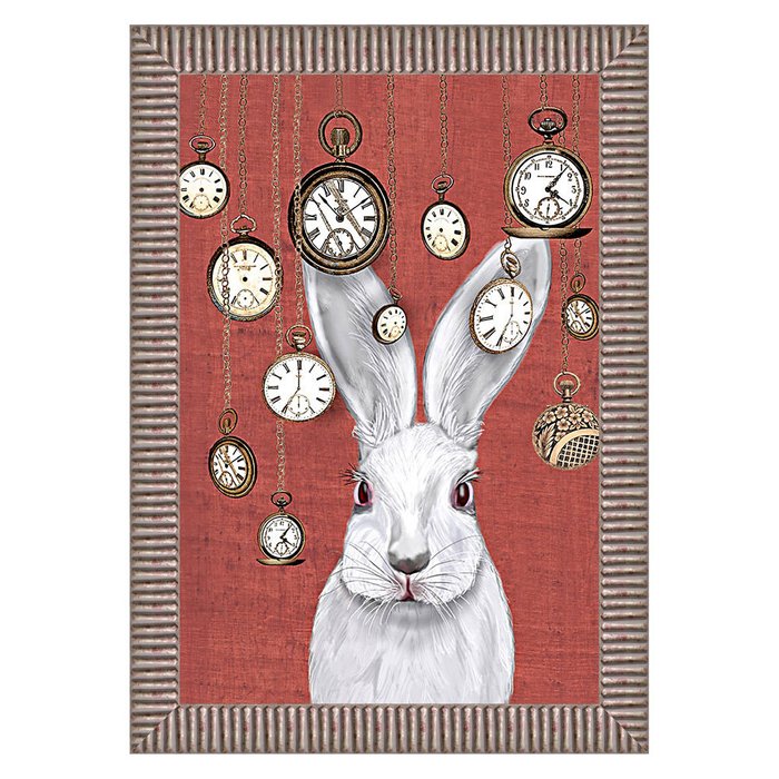Арт-постер Мистер Белый Кролик
