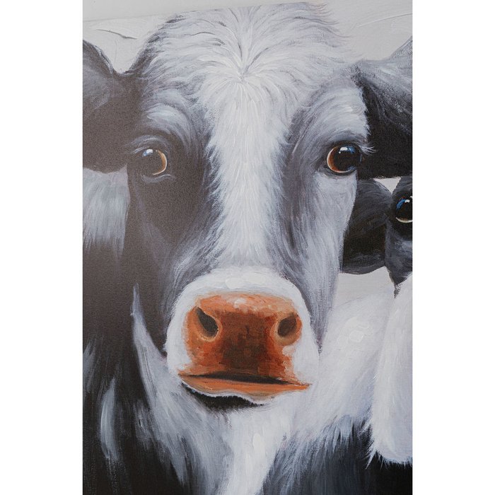 Картина на холсте Cow 90х120  - купить Принты по цене 14462.0