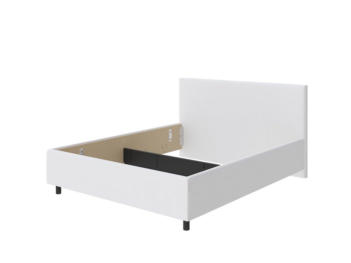 Кровать Como Veda 3 140х190 белого цвета (экокожа) - лучшие Кровати для спальни в INMYROOM
