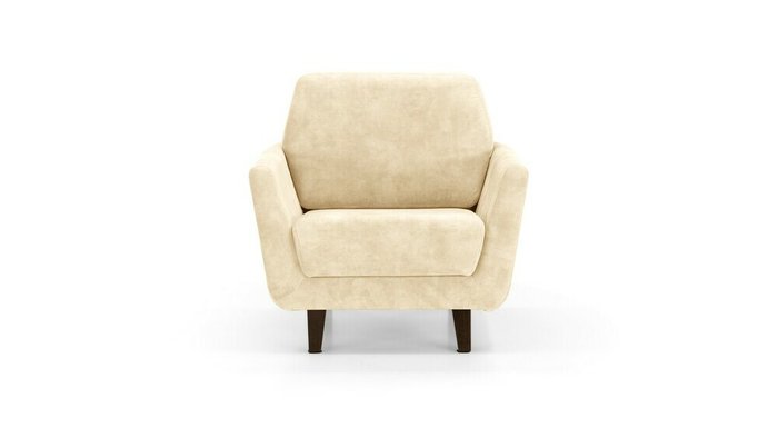 Кресло Глазго светло-бежевого цвета - купить Интерьерные кресла по цене 21200.0