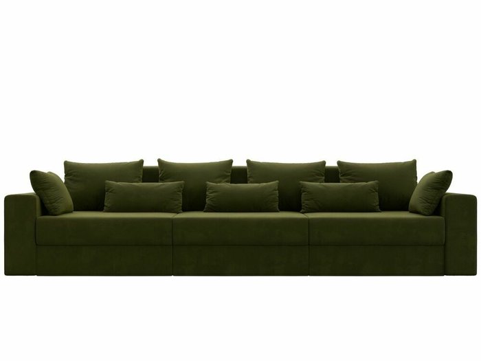 Диван-кровать Майами Long зеленого цвета - купить Прямые диваны по цене 63999.0
