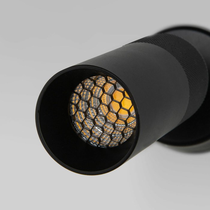 Настенный светодиодный светильник 20097/1 LED черный Riff - лучшие Подвесные светильники в INMYROOM