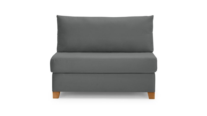 Мини диван-кровать Зара 110 серого цвета