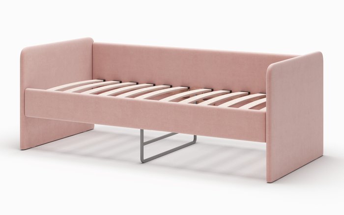 Кровать-диван Donny 2 70х160 розового цвета без подъемного механизма