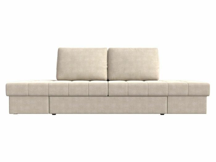 Прямой диван трансформер Сплит бежевого цвета - купить Прямые диваны по цене 40999.0