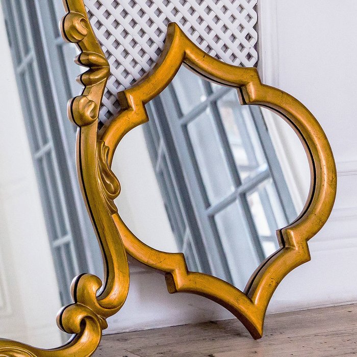 Настенное зеркало Доминик в раме из полиуретана  - лучшие Настенные зеркала в INMYROOM