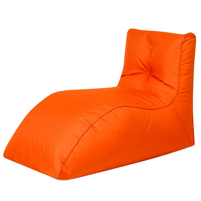 Кресло Шезлонг оранжевого цвета