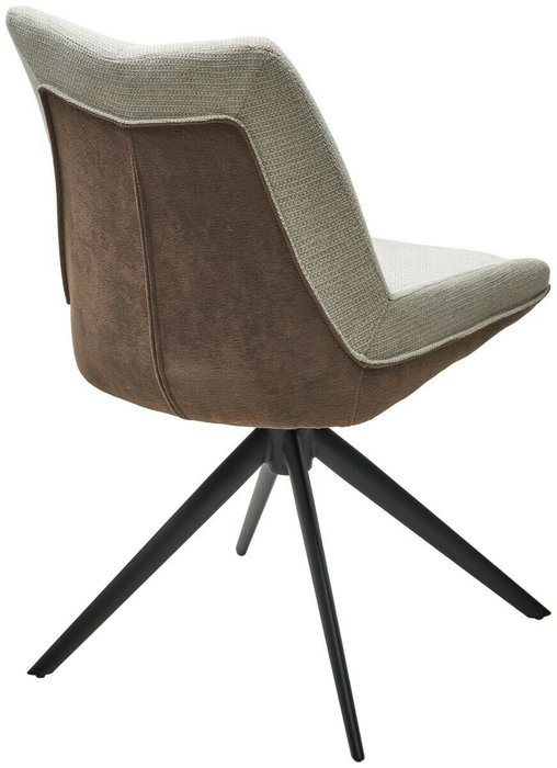 Стул Oskar вращающийся бежево-коричневого цвета - лучшие Обеденные стулья в INMYROOM