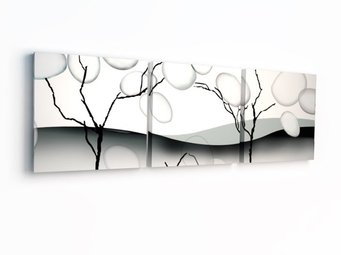 Декоративная картина "Прозрачный лес"