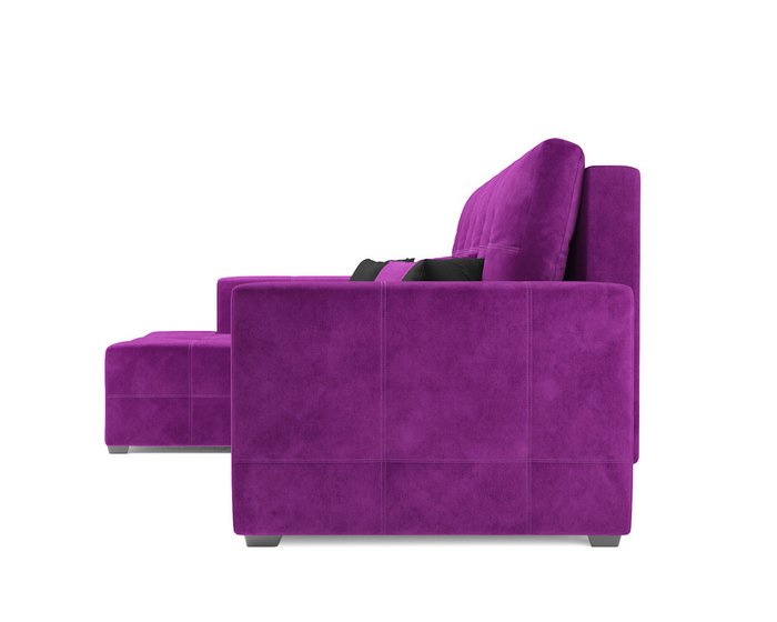 Угловой диван-кровать Монреаль фиолетового цвета левый угол - лучшие Угловые диваны в INMYROOM