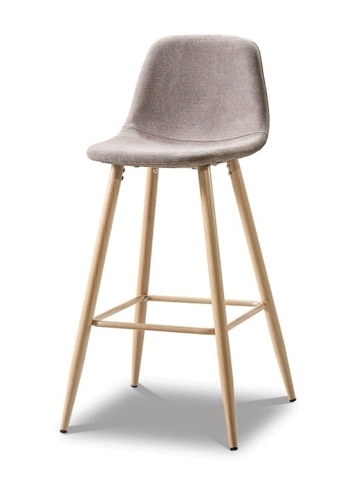 Барный стул Cowboy dark beige/wood бежевого цвета - купить Барные стулья по цене 10600.0