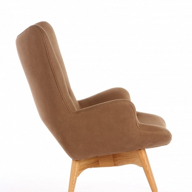Кресло Contour коричневого цвета - лучшие Интерьерные кресла в INMYROOM
