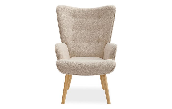 Кресло Hygge кремового цвета - купить Интерьерные кресла по цене 20960.0