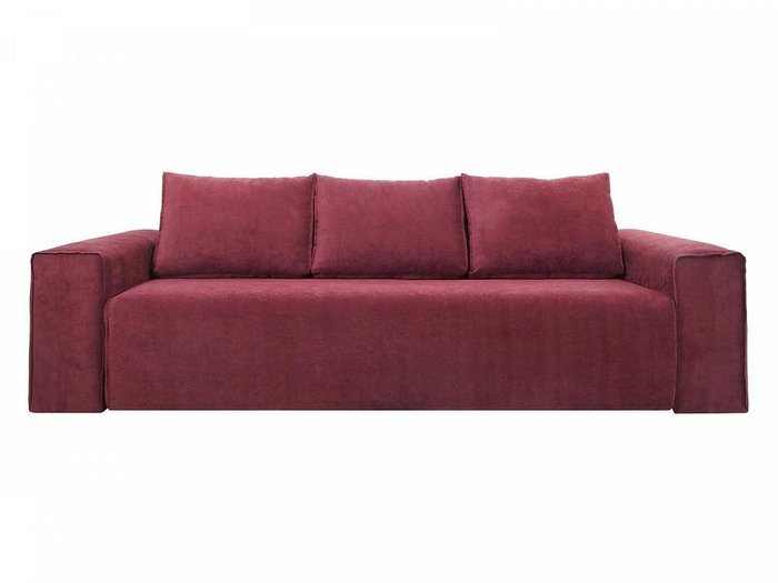 Диван-кровать Bui бордового цвета