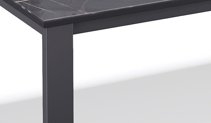 Стол обеденный раскладной черного цвета - лучшие Обеденные столы в INMYROOM