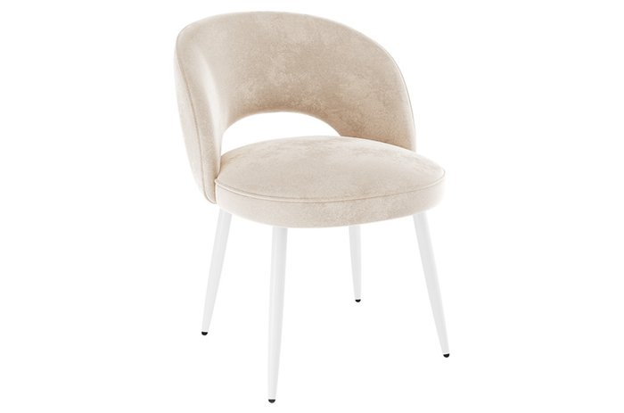 Набор из двух стульев Моли светло-бежевого цвета  - купить Обеденные стулья по цене 17290.0