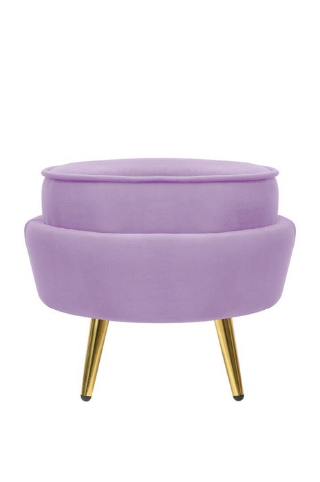 Пуф Pearl Adorn сиреневого цвета - купить Пуфы по цене 8500