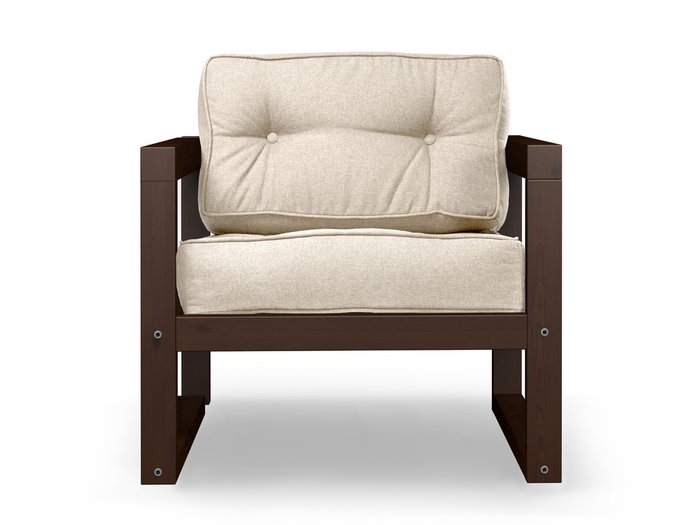 Кресло Астер с обивкой из рогожки белого цвета - купить Интерьерные кресла по цене 17990.0