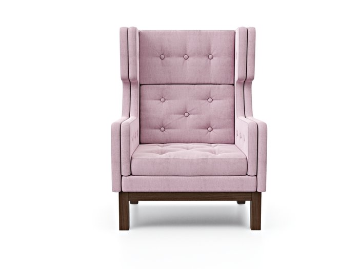 Кресло Айверс Хай розового цвета - лучшие Интерьерные кресла в INMYROOM