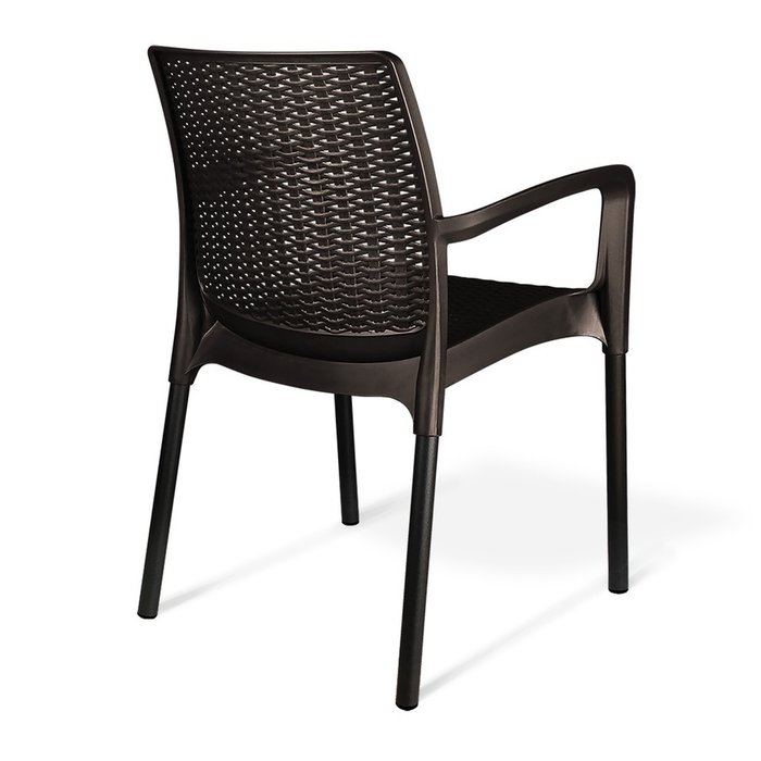 Стул Cecil черно-коричневого цвета - купить Обеденные стулья по цене 3150.0