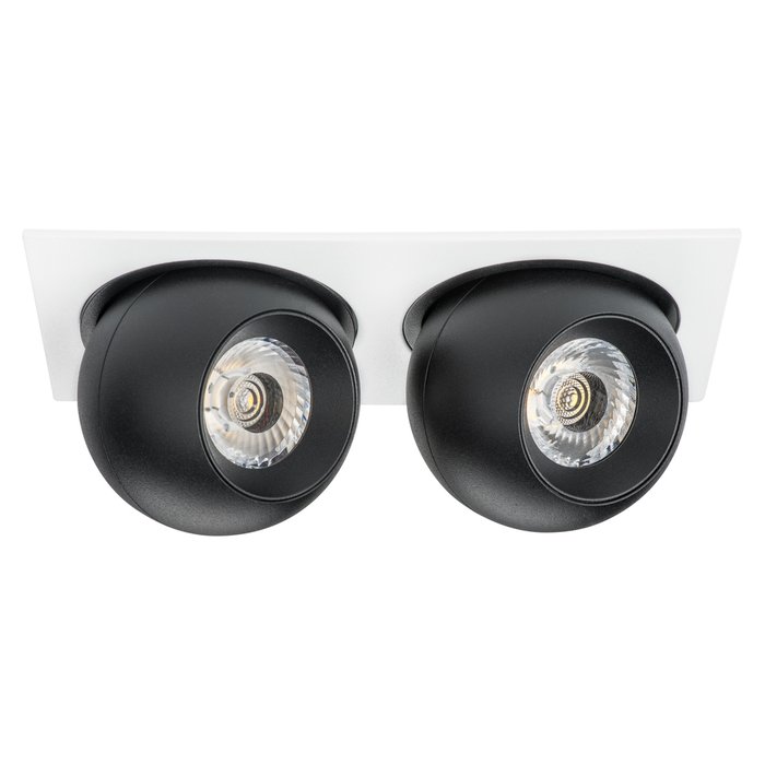 Светильник INTERO LED 9W*2 850LM*2 24G БЕЛЫЙ/ЧЕРНЫЙ 4000K (217526+217074+217074)
